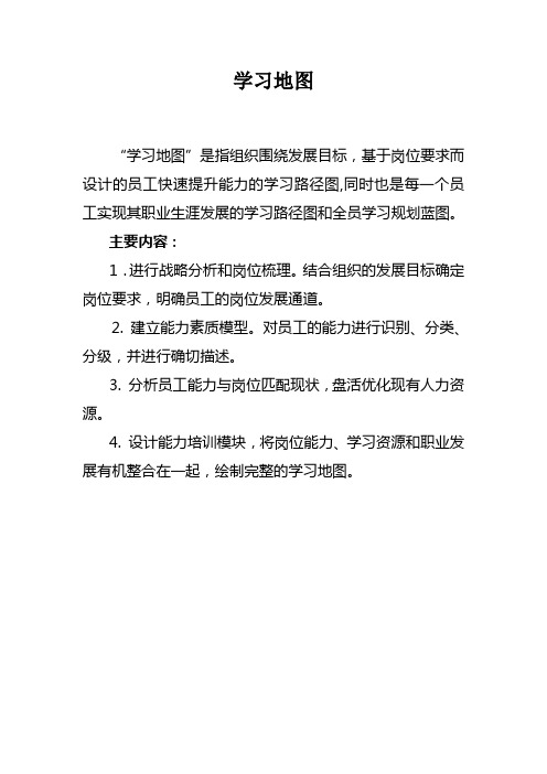 学习地图