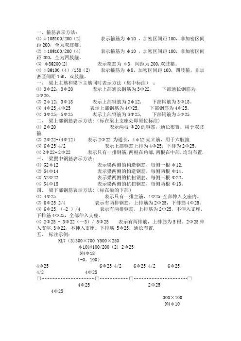 钢筋工程量计算实例