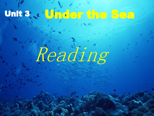 选修七Unit3 Reading