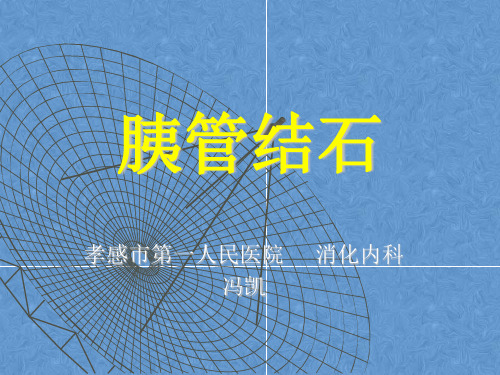 胰管结石