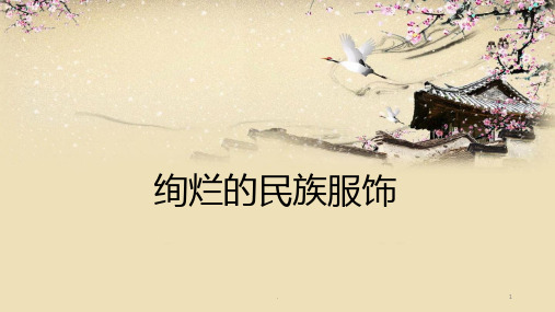 绚烂的民族服饰PPT课件