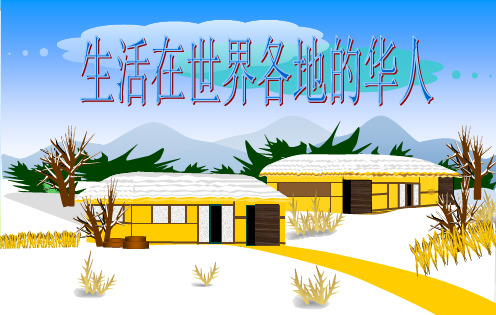 生活在世界各地的华人精品课件