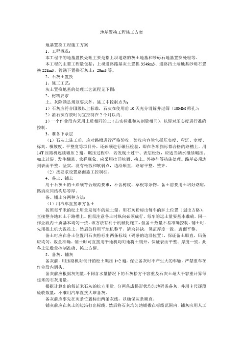 地基置换工程施工方案