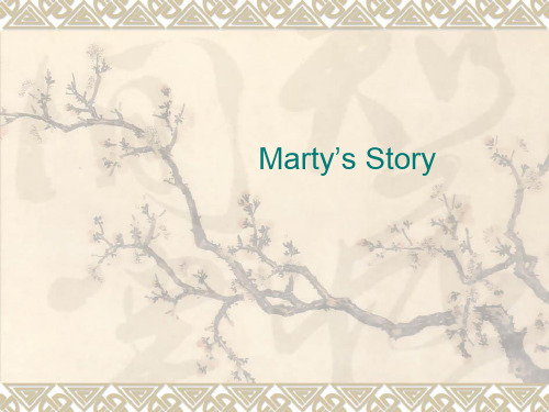 高二英语 第一单元Marty’s Story语言知识点 课件选修7