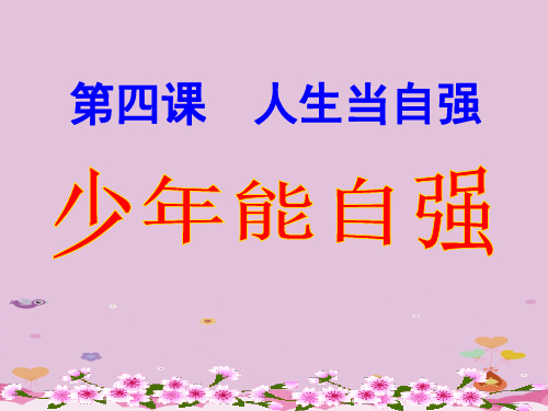 少年能自强ppt优秀课件8 人教版