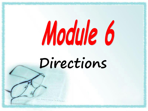 五年级下册英语课件-Module 6 Unit 11 Can you tell me the way