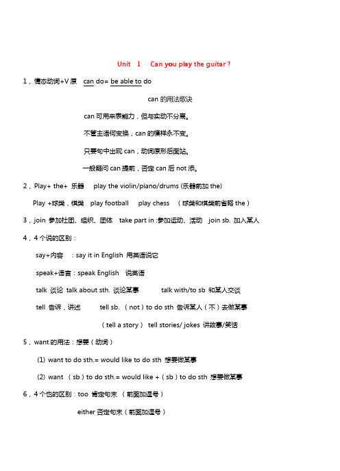 2019年下学期 初一英语第一次月考高频考点专题精练(带答案)