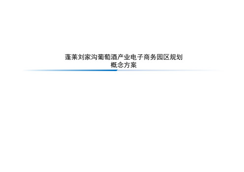 葡萄酒产业电子商务园区规划概念报告