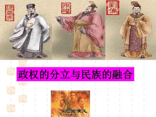政权分立与民族融合.ppt