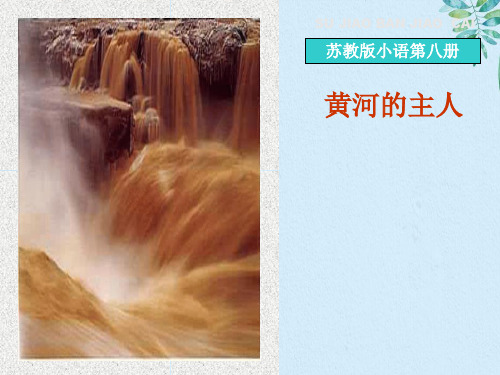 苏教版小语四年级下册《黄河的主人》课件