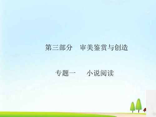 山东高考语文一轮复习课件(课标一轮)：第三部分 审美鉴赏与创造 (共3份打包)