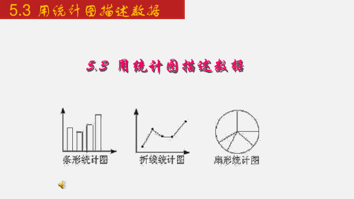 2021学年七年级数学上册同步备课系列(沪科版)5-3 用统计图描述数据(课件)