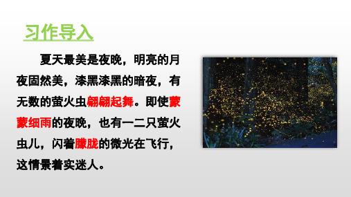 部编版五年级语文上册第七单元习作 ____即景PPT精品课件