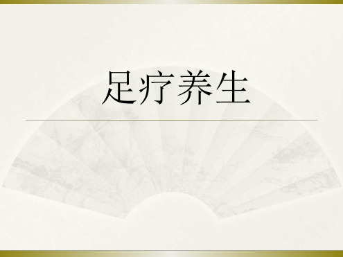足疗养生最新优质ppt课件