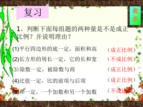 新人教版六年级下册数学正反比例精选练习题..共53页