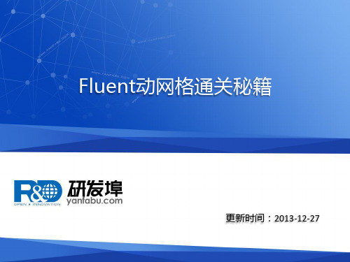 Fluent动网格通关秘籍.ppt