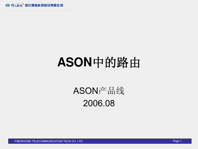 ASON原理介绍_路由