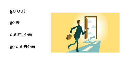 高考英语高频动词短语速记：go out