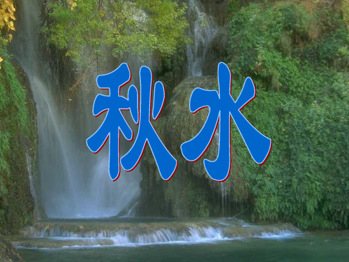 《东海之大乐、秋水》教学课件