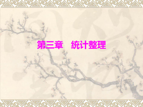 统计整理PPT课件