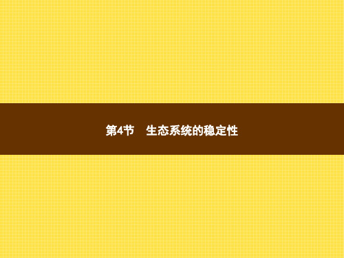 北师大版八年级下册生物 23.4生态系统的稳定性 课件 (共12张PPT)