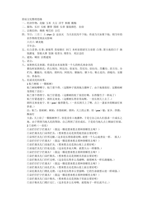 贵琼文化整理 (民间)2012
