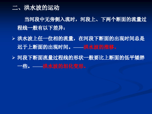 【水文学原理】 复习汇总