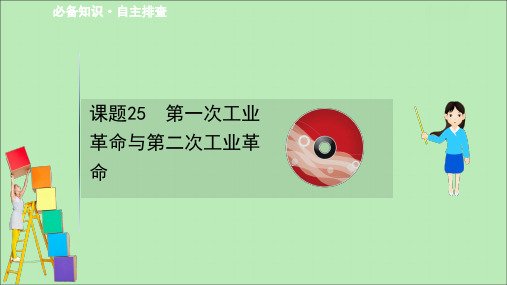 2021版高考历史大一轮复习7.25第一次工业革命与第二次工业革命课件岳麓版