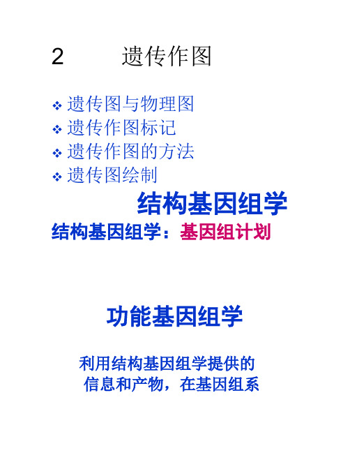 2.1-2.2 遗传作图