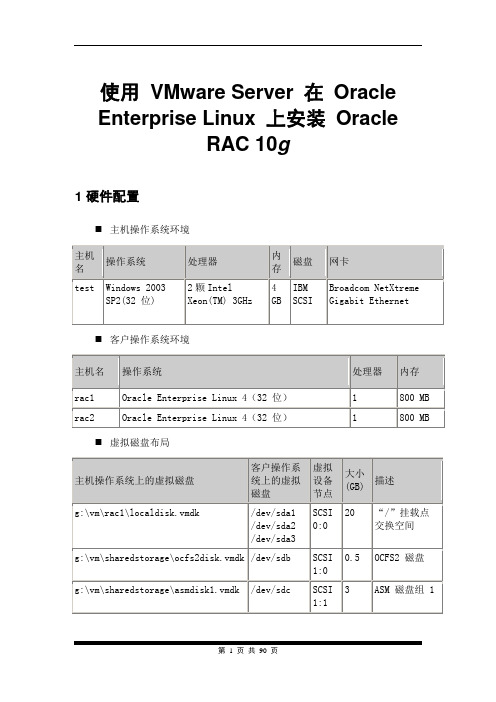 (ERPMRP管理)Server在Oracle Enterprise Linux上安装Oracle RAC 10g