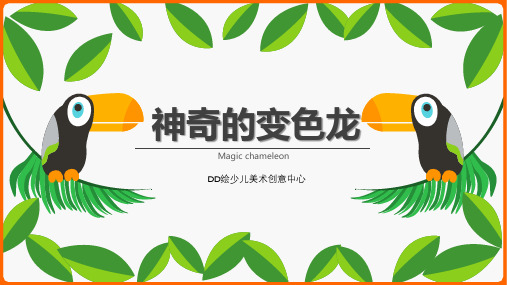 神奇的变色龙——3-5岁——少儿美术课件PPT