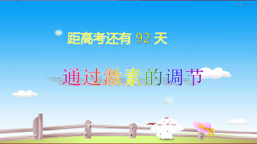 高考生物专题复习  激素调节
