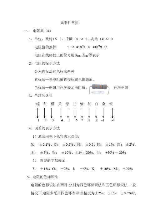 元器件常识