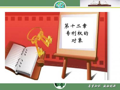 知识产权_第十二章_专利权的对象