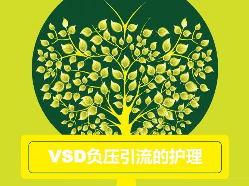 VSD负压引流的护理  ppt课件