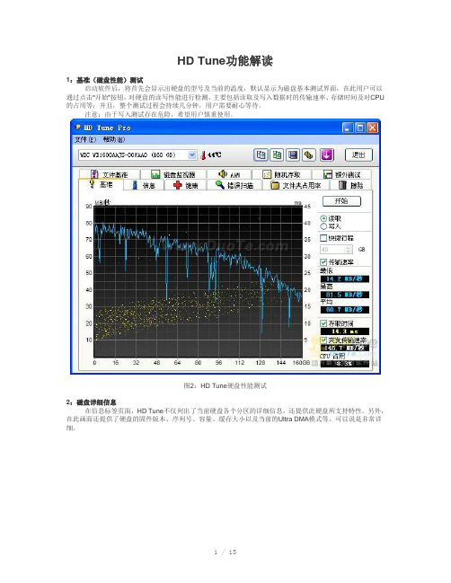 硬盘检测工具HDTune使用教程