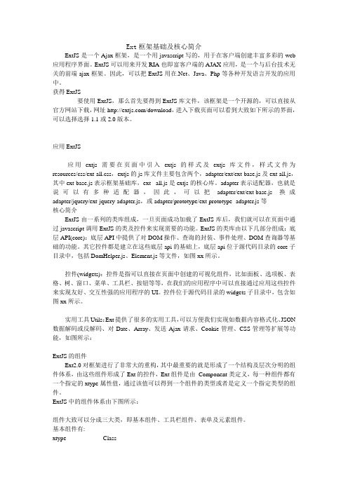 EXT 文档