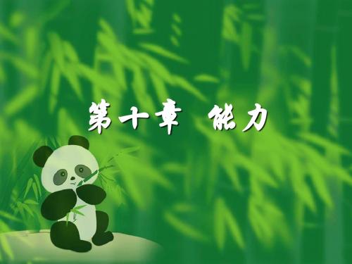 能力的内涵.