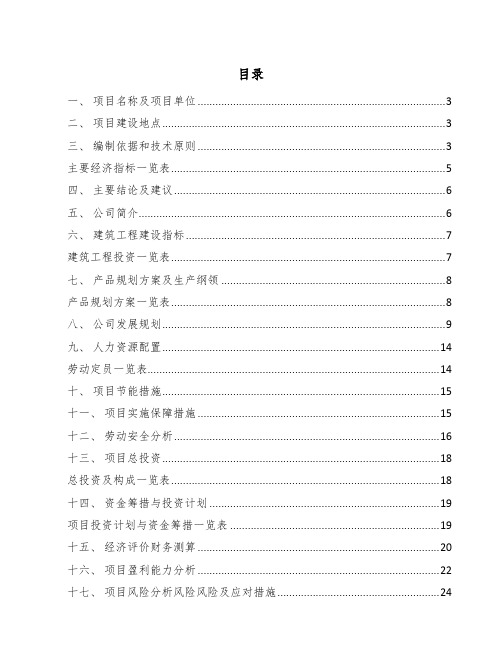 甲硅烷项目建设方案