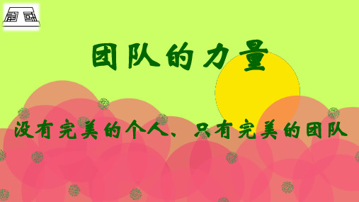 团队的力量PPT文件