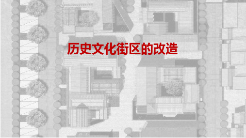 历史文化街区的改造 ppt课件