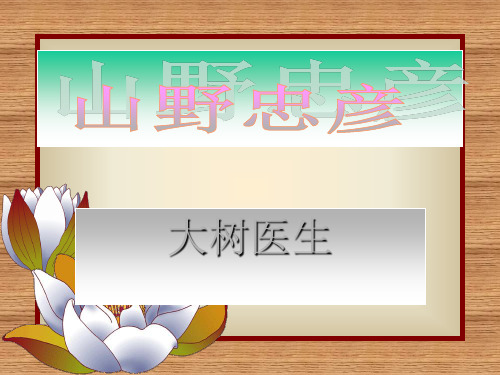沪教版四年级上册大树医生1