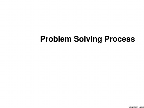 ProblemSolving问题处理方法推荐文档
