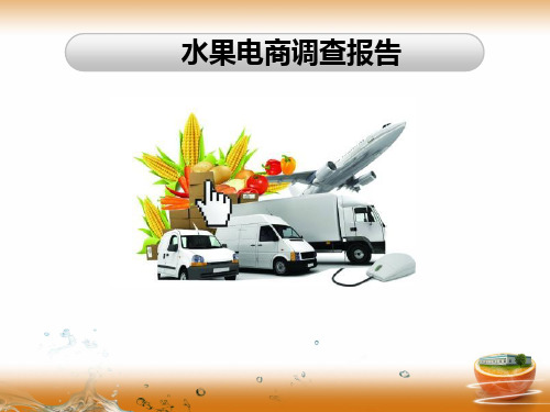 水果电商报告PPT课件