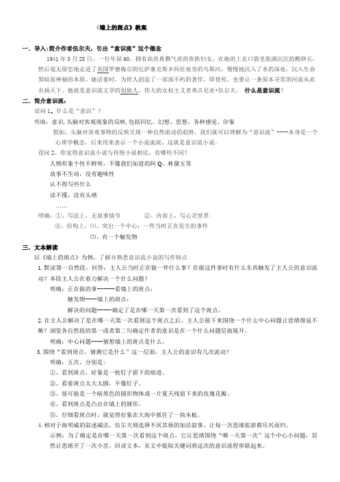 墙上的斑点教案 (1)