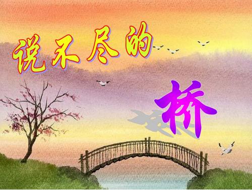 说不尽的桥(综合性学习)