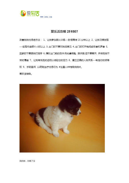 爱乐活攻略259307