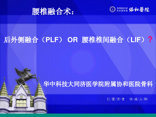 腰椎融合术PPT课件