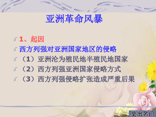 亚洲革命风暴PPT课件2 人教版