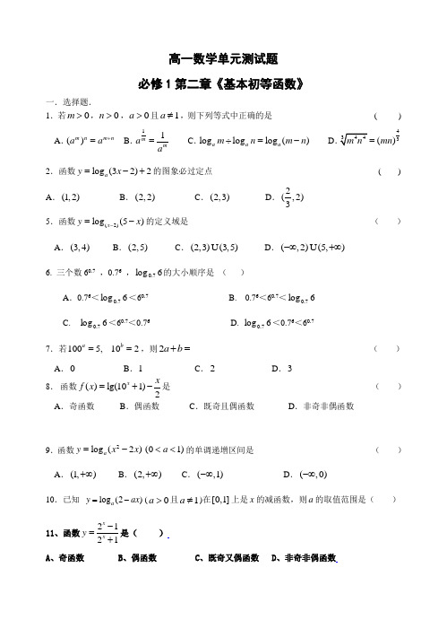 指数对数